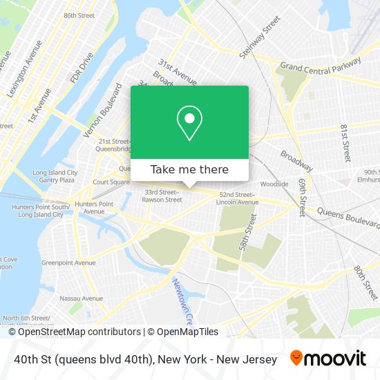40th St (queens blvd 40th) map