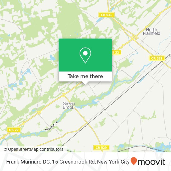 Mapa de Frank Marinaro DC, 15 Greenbrook Rd