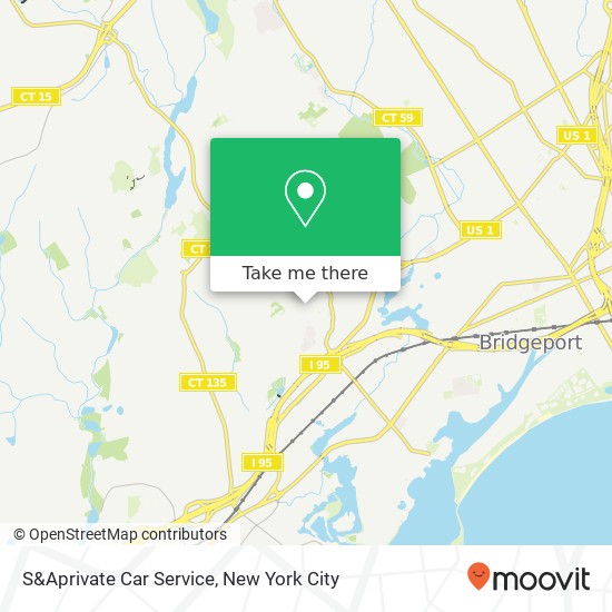 S&Aprivate Car Service map