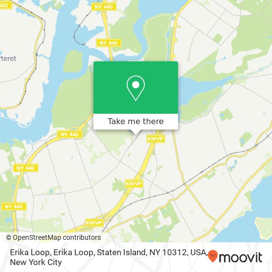 Mapa de Erika Loop, Erika Loop, Staten Island, NY 10312, USA