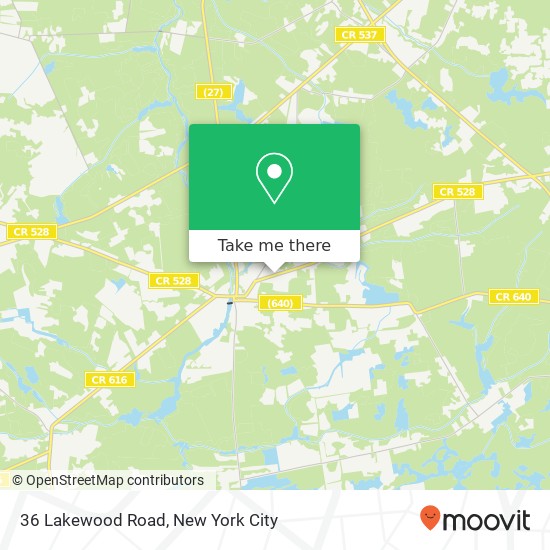 36 Lakewood Road, 36 Lakewood Rd, New Egypt, NJ 08533, USA map