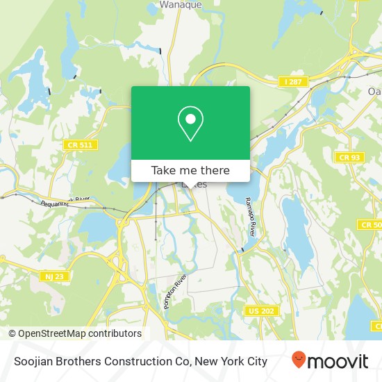 Mapa de Soojian Brothers Construction Co