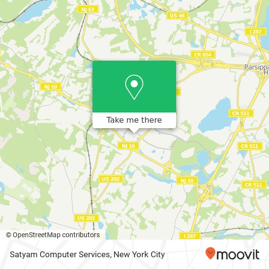 Mapa de Satyam Computer Services, 1 Gatehall Dr