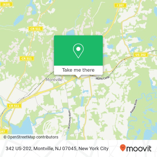 Mapa de 342 US-202, Montville, NJ 07045