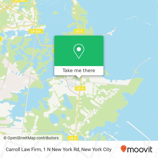 Carroll Law Firm, 1 N New York Rd map