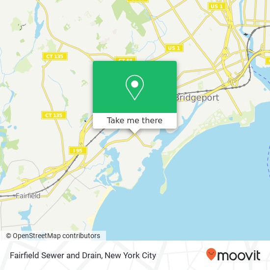 Mapa de Fairfield Sewer and Drain, 2835 Fairfield Ave