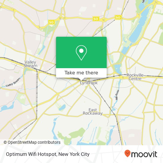 Mapa de Optimum Wifi Hotspot, 663 Sunrise Hwy