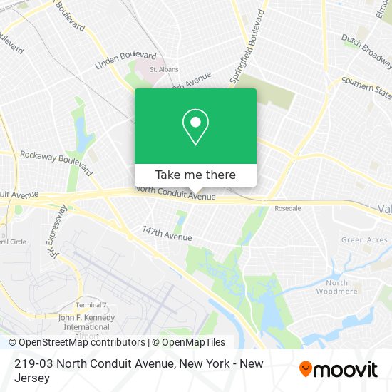 Mapa de 219-03 North Conduit Avenue