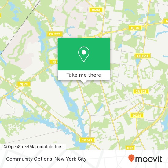 Community Options, 170 Village Rd map