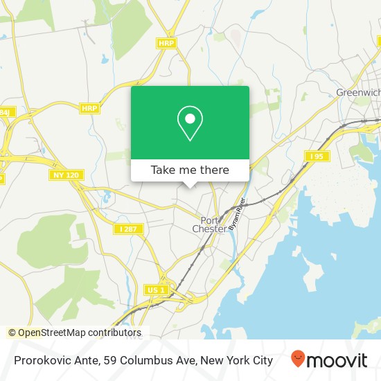 Prorokovic Ante, 59 Columbus Ave map