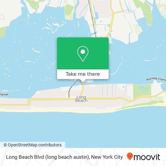 Mapa de Long Beach Blvd (long beach austin), Island Park, NY 11558