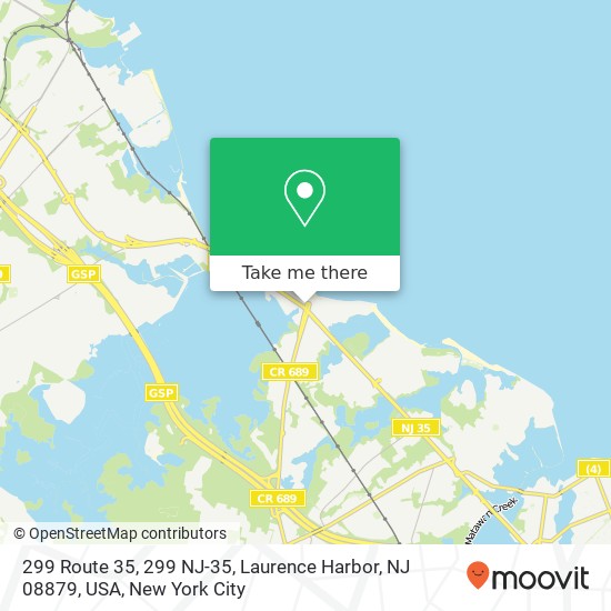 299 Route 35, 299 NJ-35, Laurence Harbor, NJ 08879, USA map