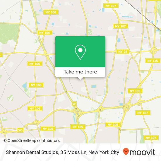 Shannon Dental Studios, 35 Moss Ln map