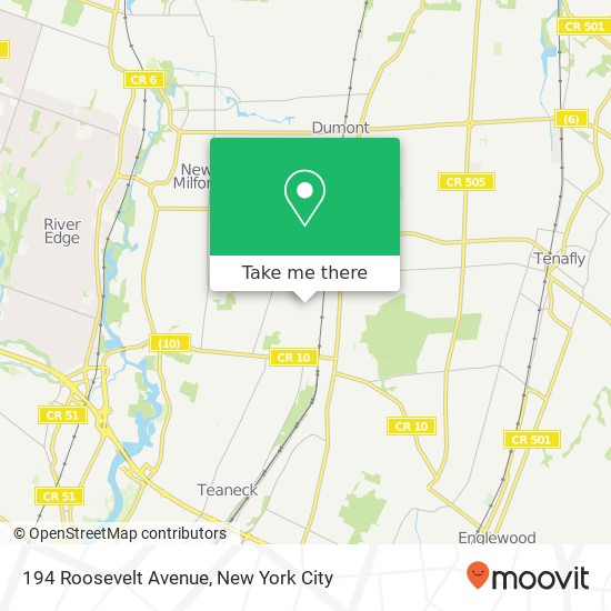 Mapa de 194 Roosevelt Avenue