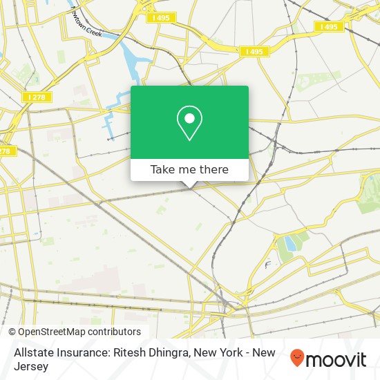 Allstate Insurance: Ritesh Dhingra map