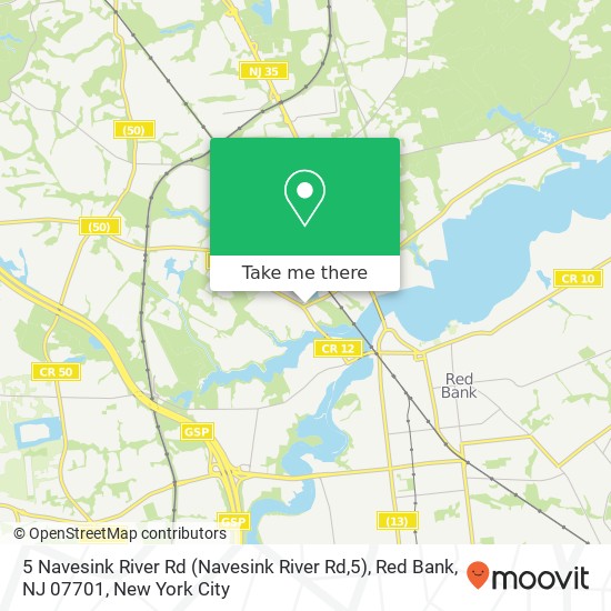 5 Navesink River Rd (Navesink River Rd,5), Red Bank, NJ 07701 map