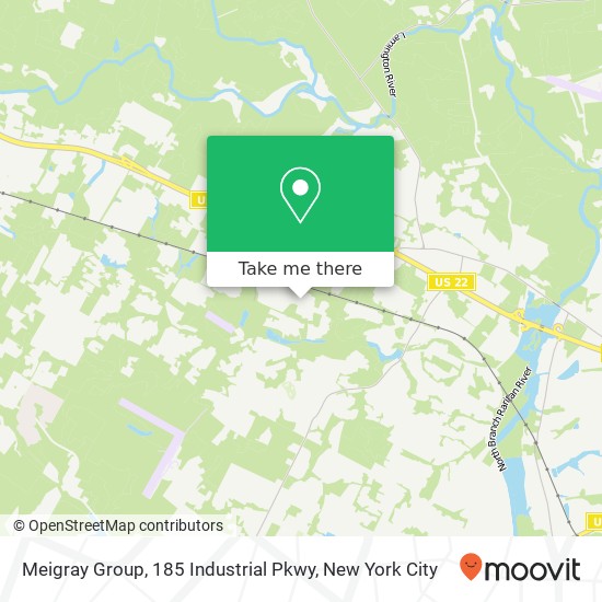 Mapa de Meigray Group, 185 Industrial Pkwy