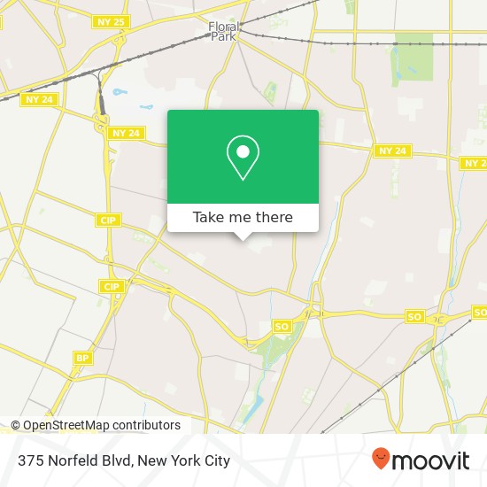 375 Norfeld Blvd, Elmont, NY 11003 map