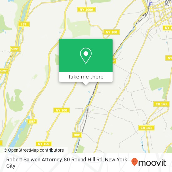 Robert Salwen Attorney, 80 Round Hill Rd map