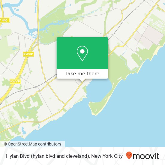 Hylan Blvd (hylan blvd and cleveland), Staten Island, NY 10308 map