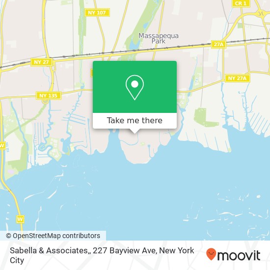 Mapa de Sabella & Associates,, 227 Bayview Ave