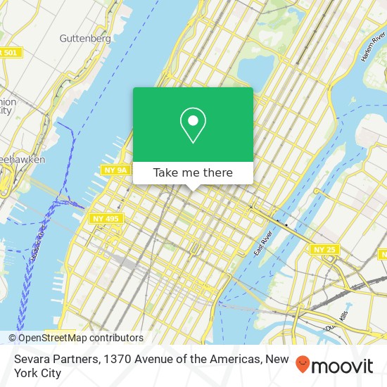 Sevara Partners, 1370 Avenue of the Americas map