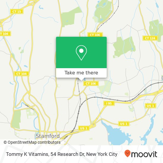 Tommy K Vitamins, 54 Research Dr map