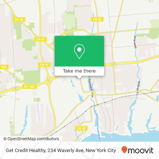 Mapa de Get Credit Healthy, 234 Waverly Ave