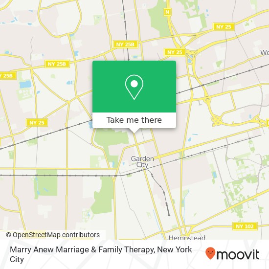 Marry Anew Marriage & Family Therapy, 1225 Franklin Ave map