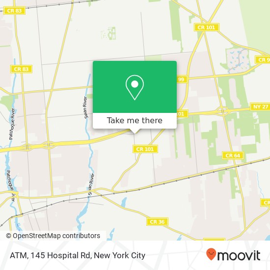 Mapa de ATM, 145 Hospital Rd