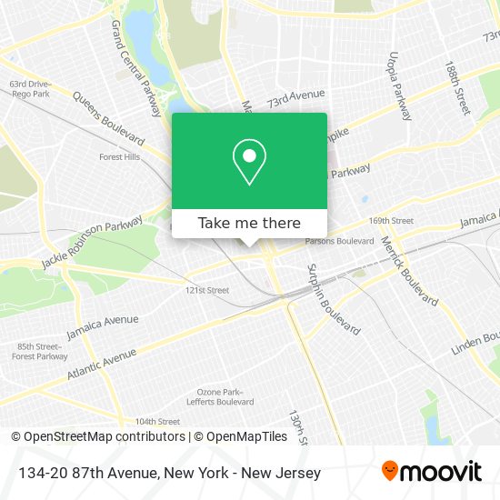 Mapa de 134-20 87th Avenue