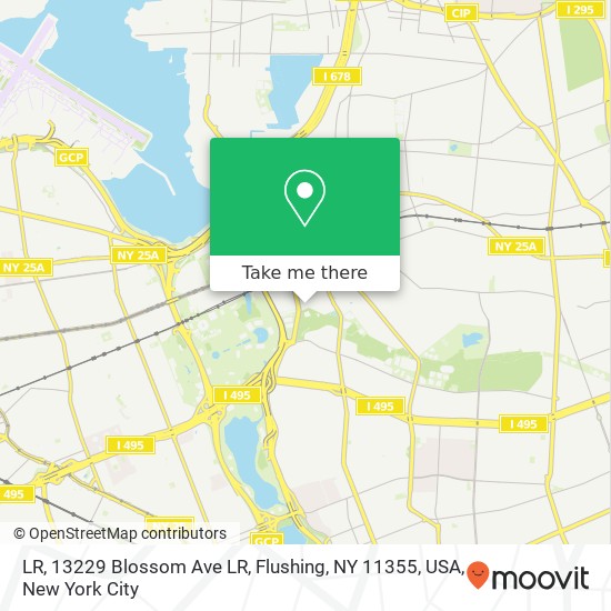 LR, 13229 Blossom Ave LR, Flushing, NY 11355, USA map