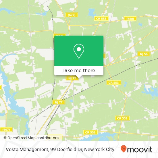 Vesta Management, 99 Deerfield Dr map