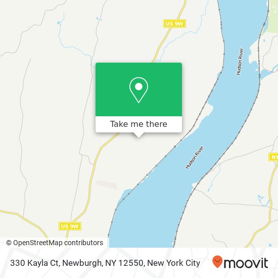 330 Kayla Ct, Newburgh, NY 12550 map