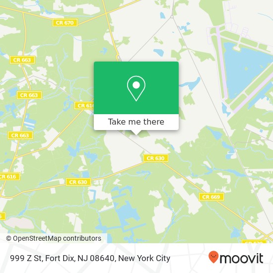 999 Z St, Fort Dix, NJ 08640 map