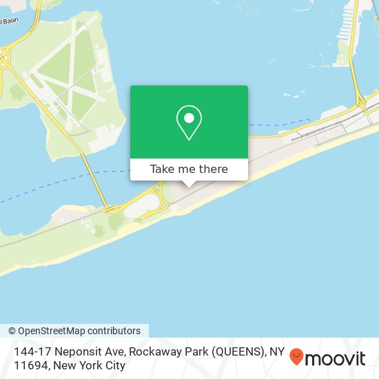 144-17 Neponsit Ave, Rockaway Park (QUEENS), NY 11694 map