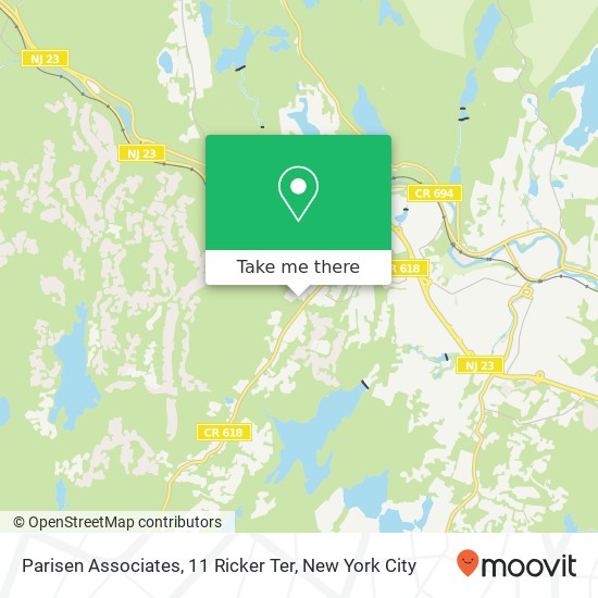 Parisen Associates, 11 Ricker Ter map