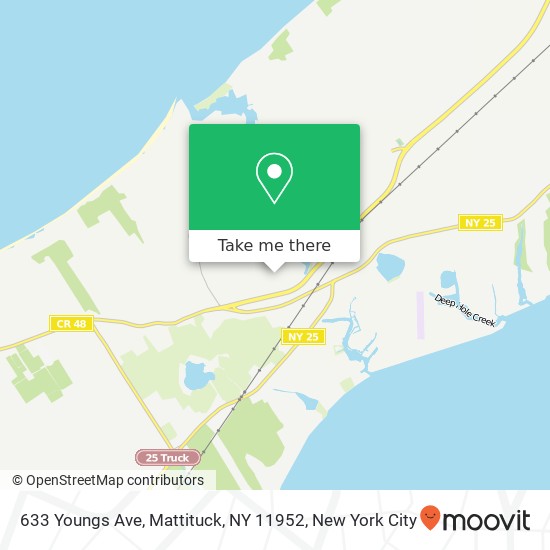 Mapa de 633 Youngs Ave, Mattituck, NY 11952