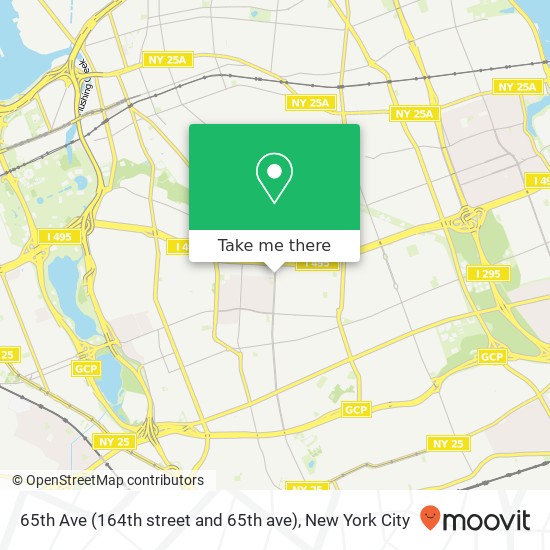 65th Ave (164th street and 65th ave), Fresh Meadows (FLUSHING), NY 11365 map