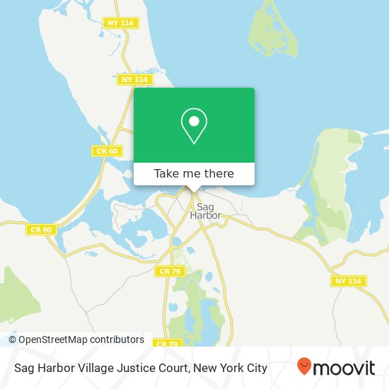 Mapa de Sag Harbor Village Justice Court, 55 Main St