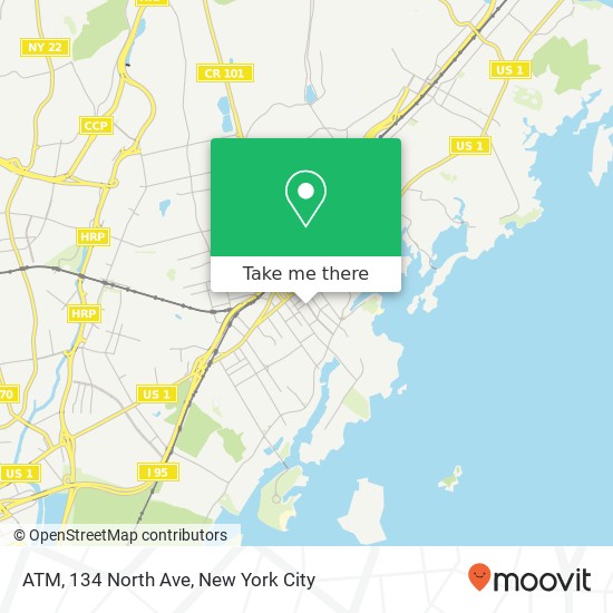 Mapa de ATM, 134 North Ave