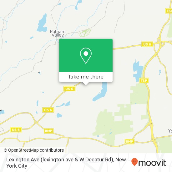 Mapa de Lexington Ave (lexington ave & W Decatur Rd), Mohegan Lake, NY 10547