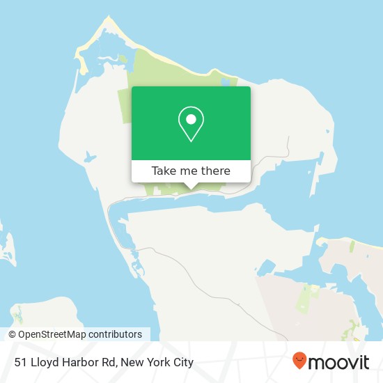 Mapa de 51 Lloyd Harbor Rd, Lloyd Harbor, NY 11743
