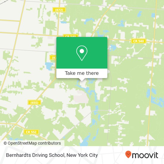 Bernhardts Driving School, 1357 Venezia Ave map