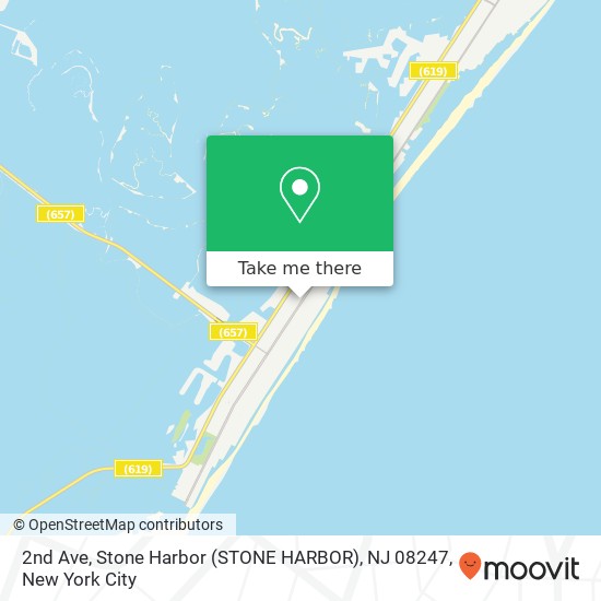 2nd Ave, Stone Harbor (STONE HARBOR), NJ 08247 map