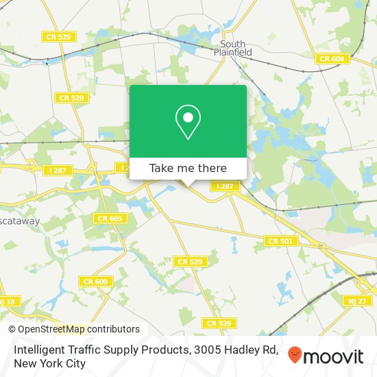 Intelligent Traffic Supply Products, 3005 Hadley Rd map