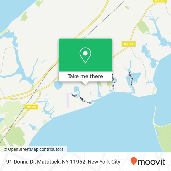 91 Donna Dr, Mattituck, NY 11952 map