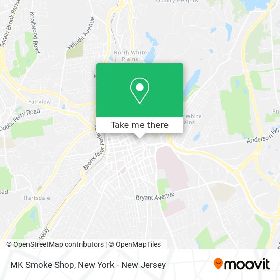 MK Smoke Shop map