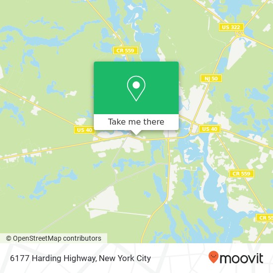 6177 Harding Highway map