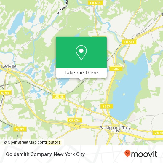 Mapa de Goldsmith Company